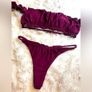 TWO PIECE CHEEKY BATHING SUIT